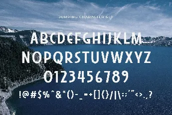 Jumping font