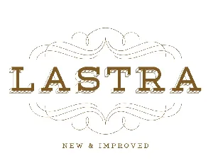 Lastra font