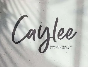 Caylee font