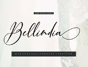 Bellidia Script Free font