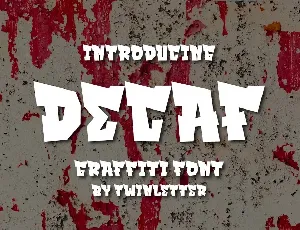 DECAF font