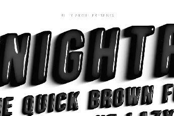 NIGHTRAIN PERSONAL USE font