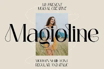 Magioline font