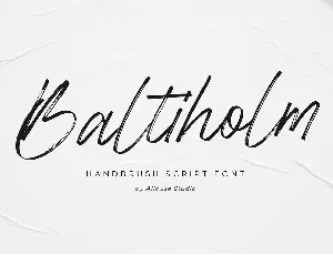 Baltiholm font