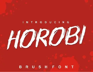 Horobi font