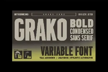 Grako font