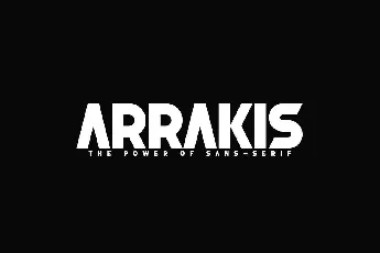 Arrakis font