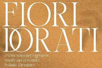 Fiori Dorati font