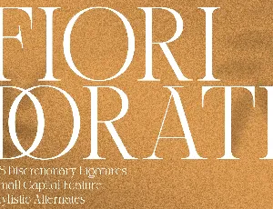 Fiori Dorati font