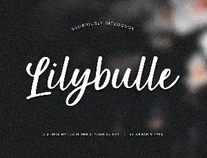 Lilybulle font