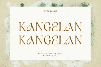 Kangelan font