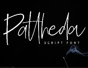 Pattheda Script font