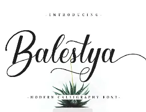 Balestya font