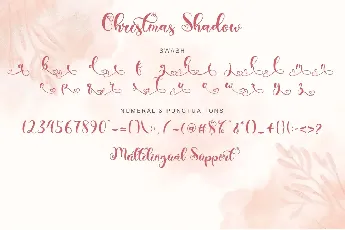 Christmas Shadow font