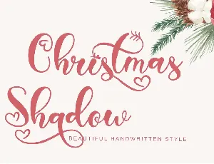 Christmas Shadow font