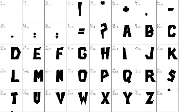 JMH THE SPIDER font