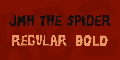 JMH THE SPIDER font