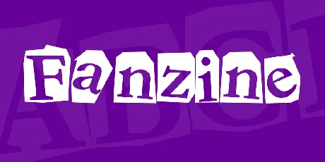 Fanzine font