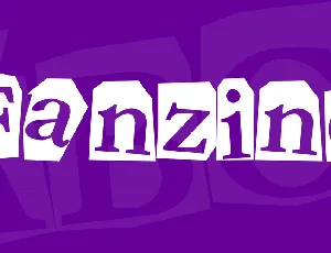 Fanzine font