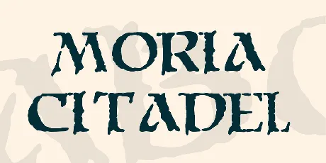 Moria Citadel font