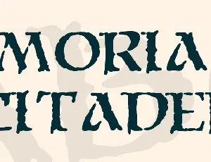 Moria Citadel font