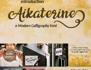 Aikaterine font