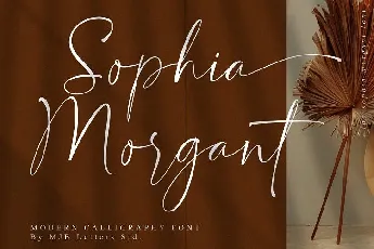 Sophia Morgant Calligraphy font