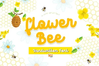 Flower Bee font