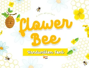 Flower Bee font