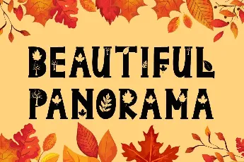 Autumn Scenery font