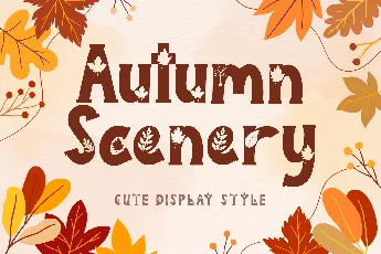 Autumn Scenery font