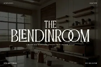 The Blendinroom font