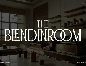 The Blendinroom font