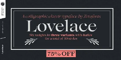 Lovelace Family font