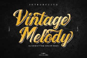 Vintage Melody font