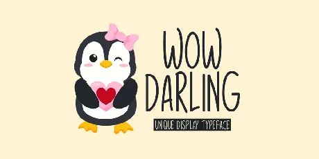 Wow Darling font