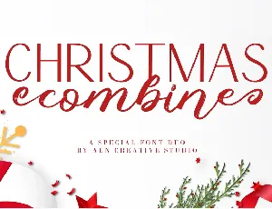 Christmas Combine Script font