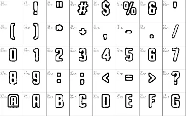 Noppalukemat font