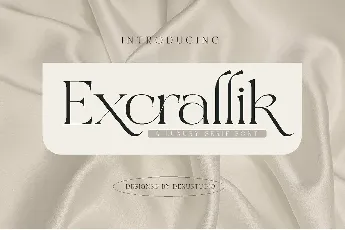 Excrallik font