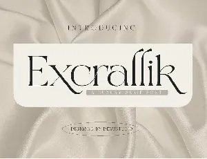 Excrallik font