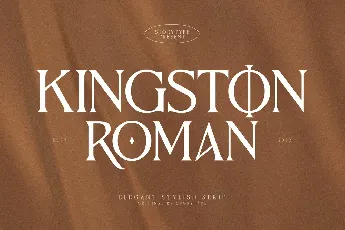 Kingston Roman font