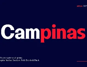 Campinas font