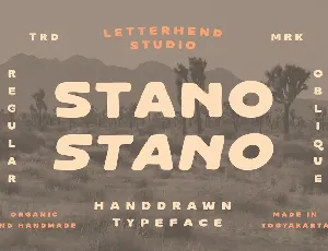 Stano Sans font