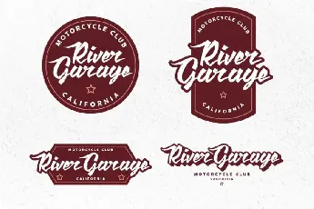 Reverse Lettering font