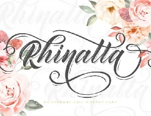 Rhinatta Script Demo font