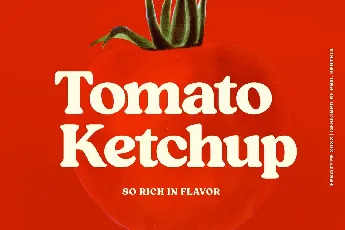 Tomato Ketchup font