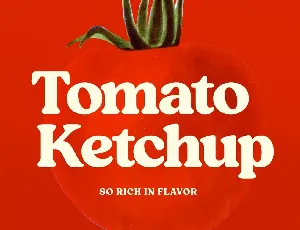 Tomato Ketchup font