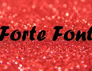 Forte font