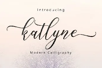 Katlyne Script font