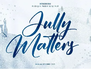 Jully Matters font